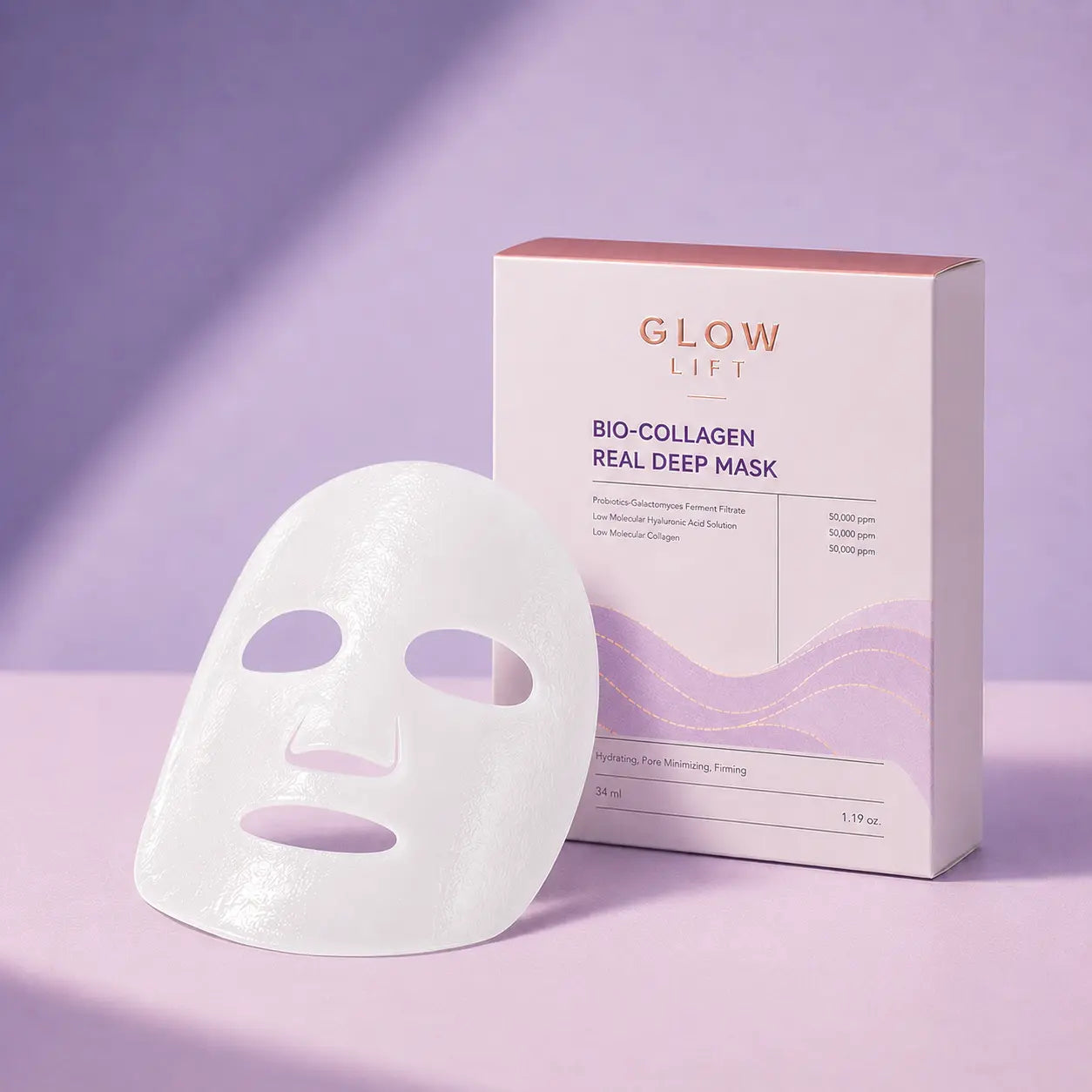 5x Bio-Collagen Face Masks
